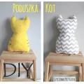 Poduszka kot - DIY - instrukcja
