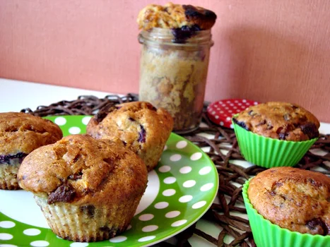 Najlepsze bananowe muffinki pieczone w słoiku