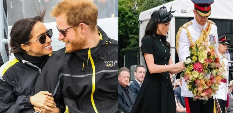 Zrobiło się gorąco! Samolot pary książęcej Sussex bliski katastrofy!