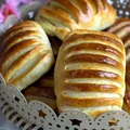 Drożdżówki "Grzebyki z jabłkami"