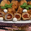 Roladki z mozzarellą i papryką