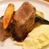 Tuńczyk w sosie teriyaki i puree ziemniaczane z wasabi