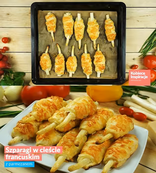 Szparagi w cieście francuskim
