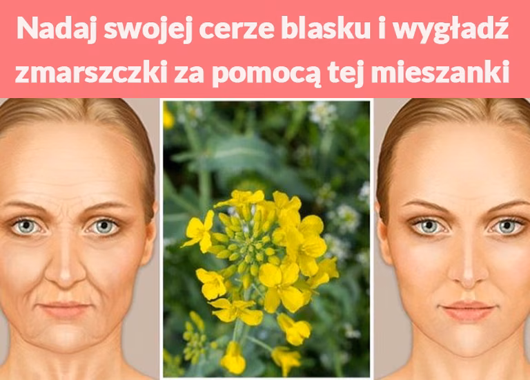 Nadaj swojej cerze blasku i wygładź zmarszczki za pomocą tej mieszanki