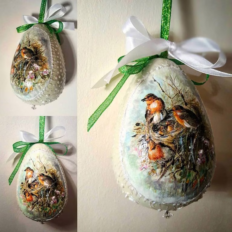 Pisanki-jajka decoupage