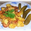 Ziemniaki z kiełbasą pieczone w rękawie
