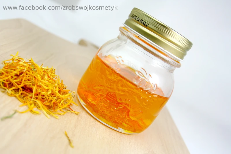 DIY Nagietkowy olej do masażu i nie tylko