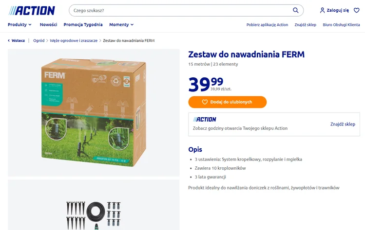 Zdjęcie Piękny, zielony trawnik za mniej niż 40 zł? Ten gadżet z Action odmieni Twój ogród - wystarczy odkręcić wodę! #1