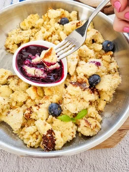 Omlet cesarski na mleczku kokosowym