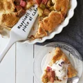 Tarta rustykalna z rabarbarem