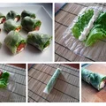 Spring rolls z łososiem