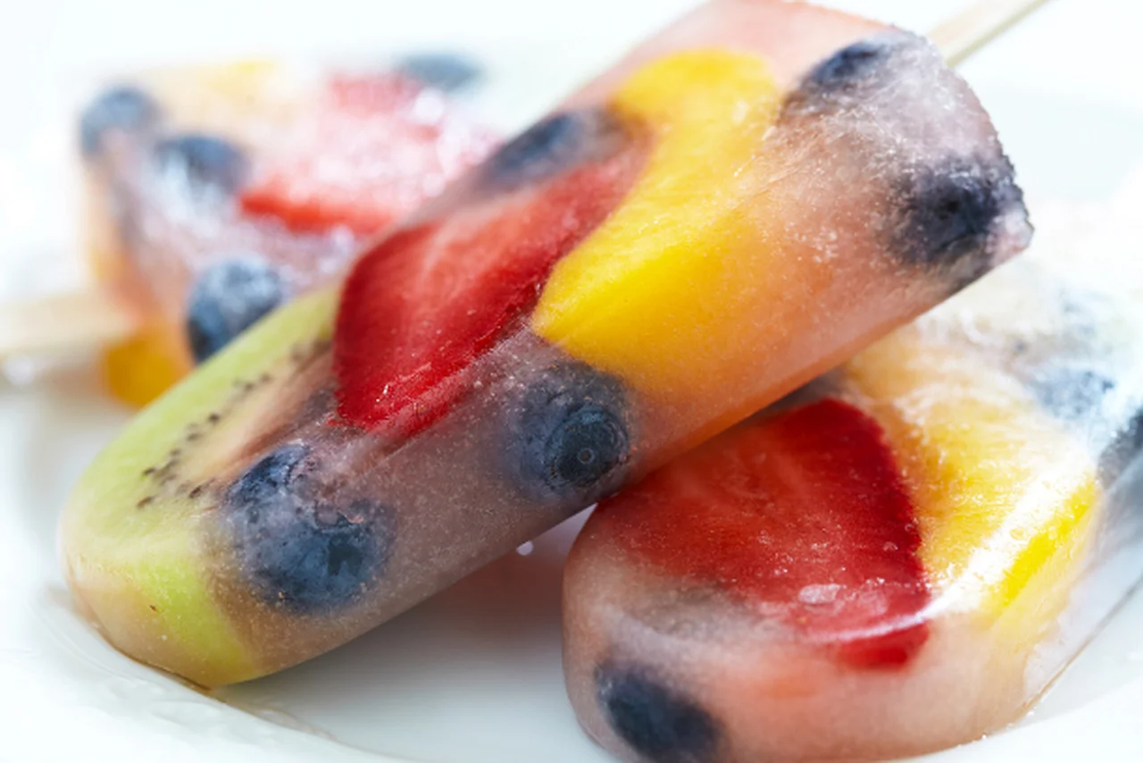 Domowe lody z owocami