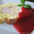 Rolada z masą truskawkową :)