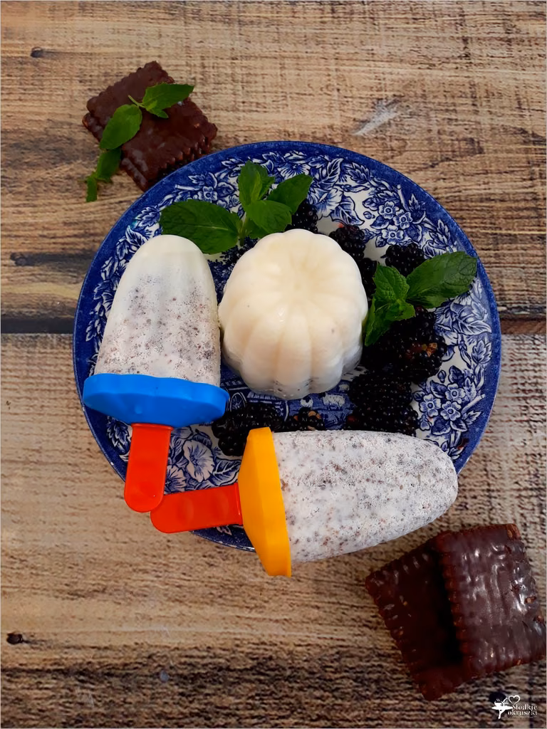 Lody śmietankowo ciasteczkowe (z mascarpone)