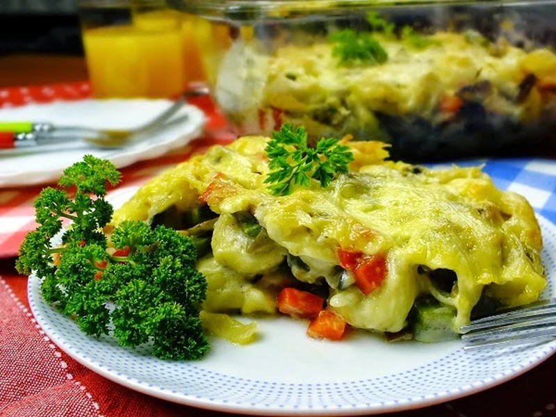 zapiekanka z tortellini