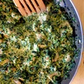 Wieprzowina z czosnkiem, szpinakiem i mascarpone