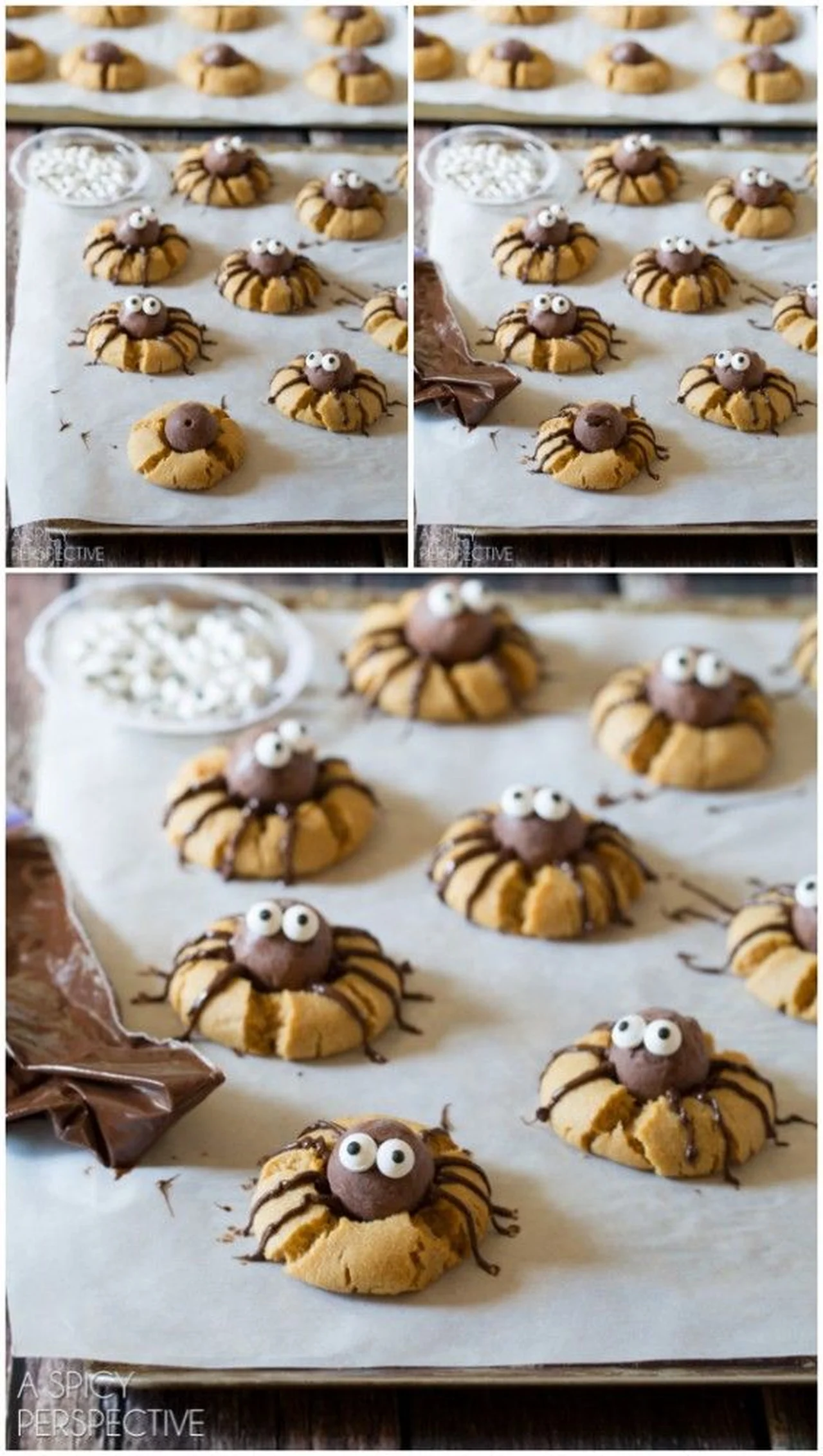 Ciasteczka pajączki - idealne na Halloween