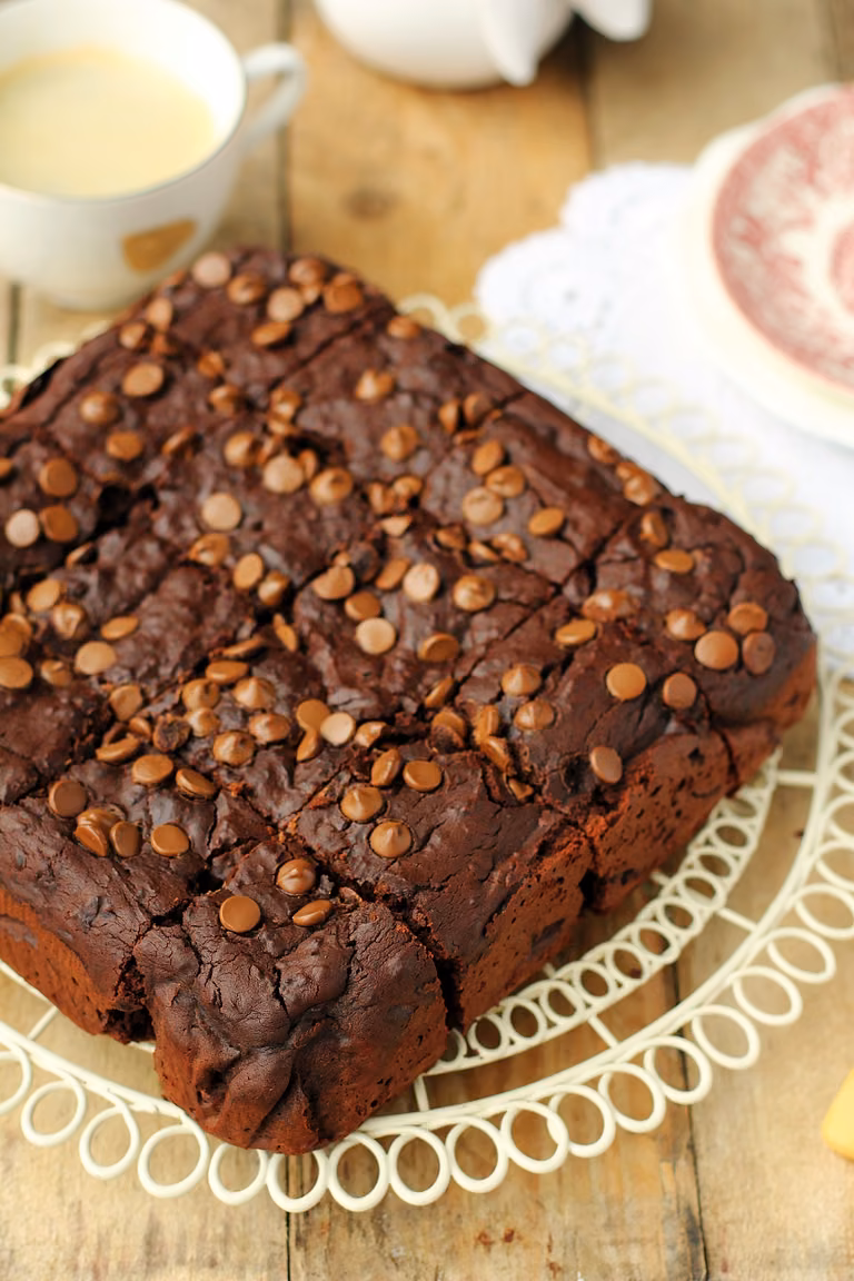 Bezglutenowe brownies z czerwonej fasoli
