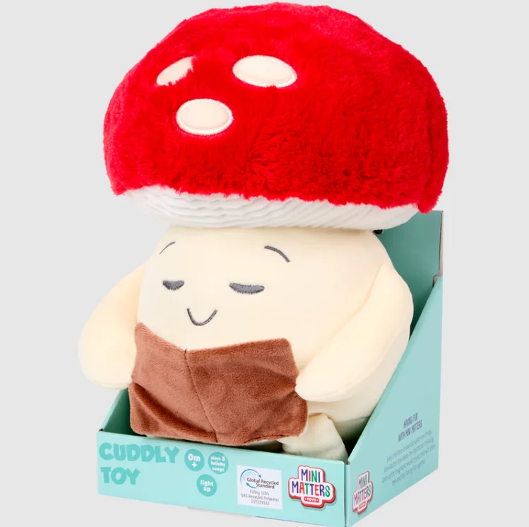 Zdjęcie Twoje dziecko boi się ciemności? Ten pluszowy grzybek z Action świeci, gra i przytula – a kosztuje tylko 34,95 zł! #2