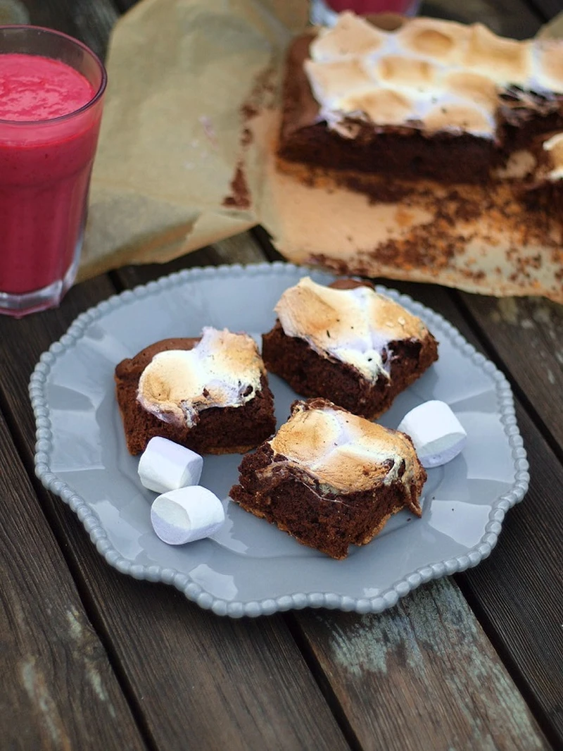 S'mores brownies