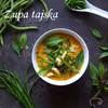 Tajska zupa z fasolką szparagową