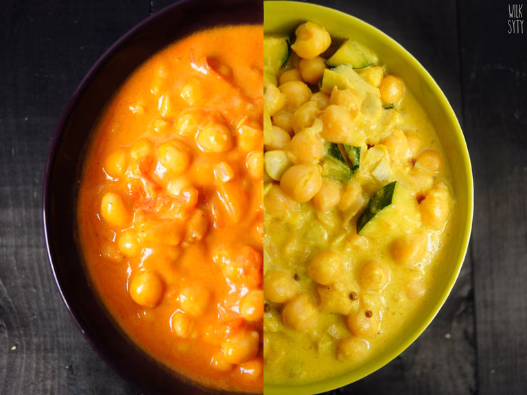 Szybkie, zdrowe curry na mleku kokosowym.
