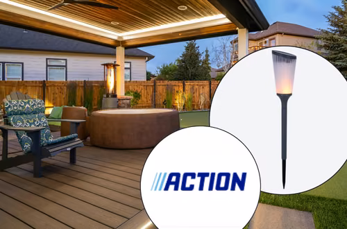 Ta niepozorna solarna lampka z Action za 6 zł zrobi wielki efekt! Tańczący płomień podkręci klimat w ogrodzie