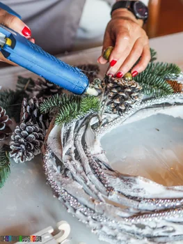 Świąteczne wianuszki DIY