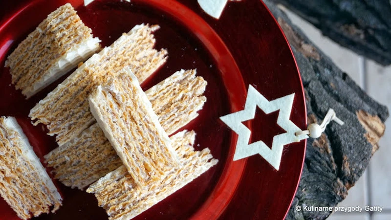 Krówkowe wafle