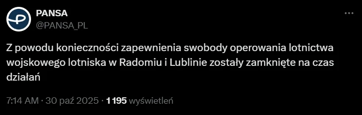 Zdjęcie PILNE: 2 polskie lotniska zostały czasowo zamknięte! Wydano oficjalny komunikat #1