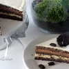 Tort makowy z kajmakowymi kremami