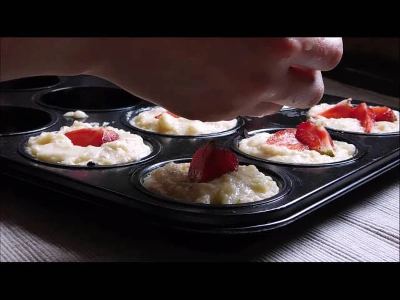 FIT serniczki na czekoladowym spodzie