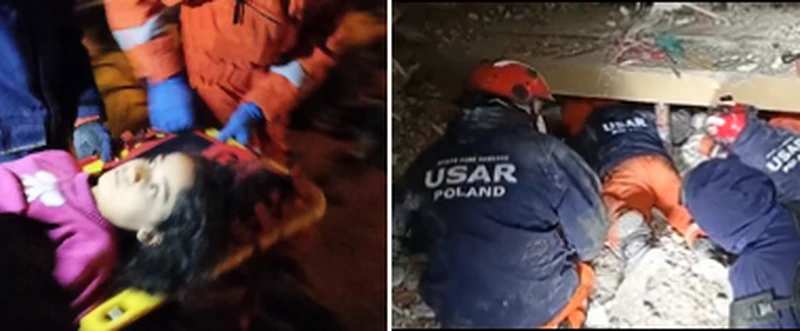 Turcja: Polacy ratują kolejne osoby. Cała rodzina wyciągnięta spod gruzów
