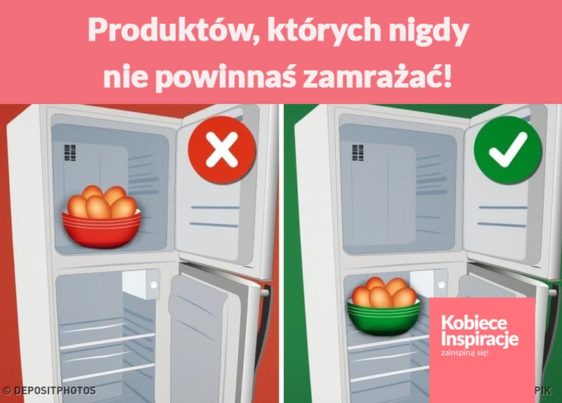Produktów, których nigdy nie powinnaś zamrażać!