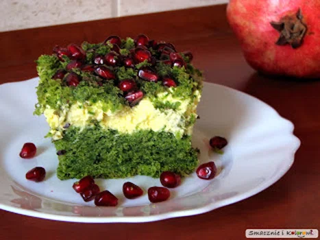 Ciasto leśny mech