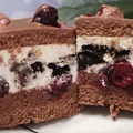 Ciasto z wiśniami i Oreo