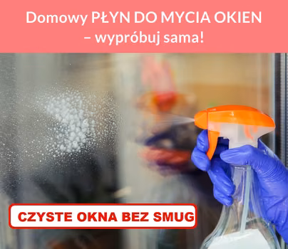 Domowy PŁYN DO MYCIA OKIEN – wypróbuj sama!