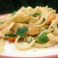 PONIEDZIAŁEK: TAGLIATELLE Z KREWETKAMI I POMIDORKAMI KOKTAJLOWYMI