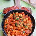 Cieciorka z chorizo