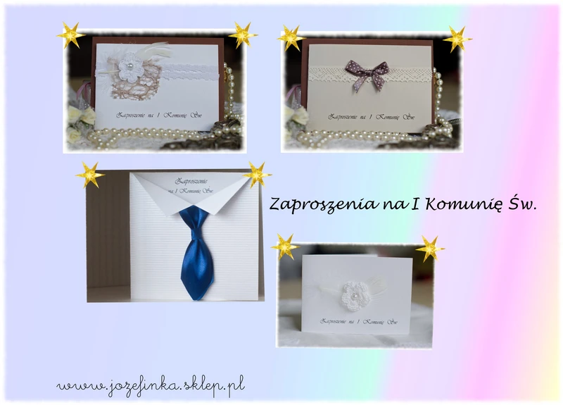 Zaproszenia na I Komunię Św.