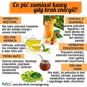 Co pić zamiast kawy?