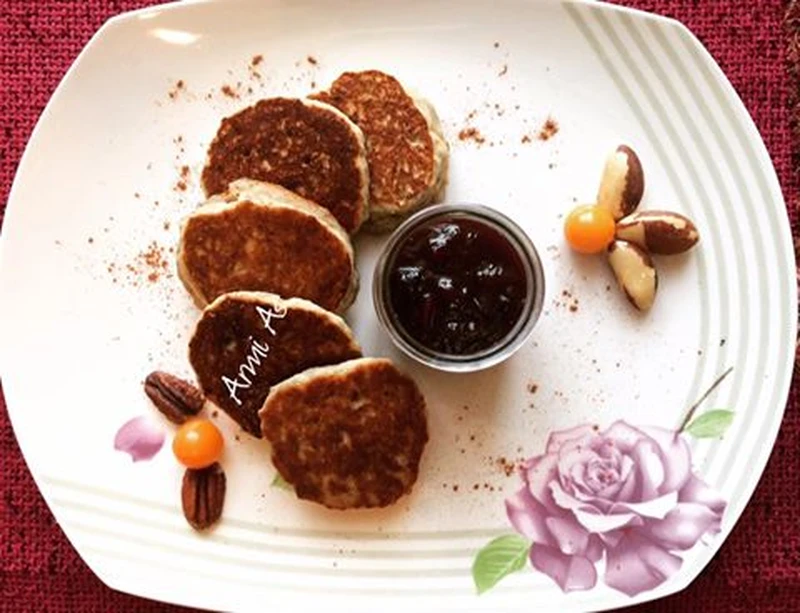Dietetyczne placuszki bananowe (bez glutenu, bez nabiału, bez jajek)