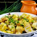 Sałatka curry z kurczakiem