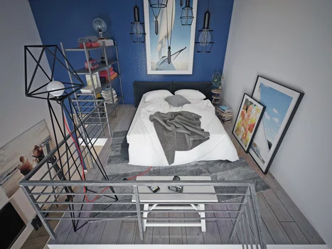 Odzyskaj miejsce w małej sypialni: 8 inspiracji na łóżka w wersji loft