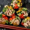 Zawijam warzywa i tuńczyka w nori! Robię tą szybką przekąskę jak mam ochotę na sushi