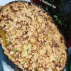 Tarta na kruszonce z rabarbarem i galaretkami