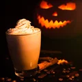 Kawa latte z dynią. Dyniowe latte.