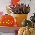 Jesienne DIY - elegancki lampion z dyni