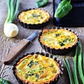 Quiche ze szpinakiem i mozzarellą