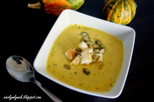 Krem z pieczonej dyni